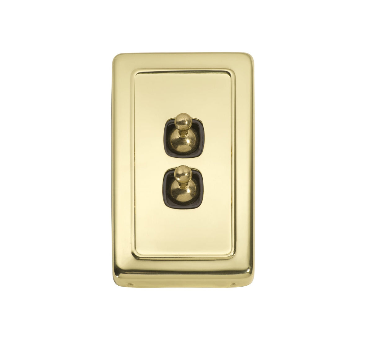 2 Gang Flat Plate Toggle Switches – W72mm