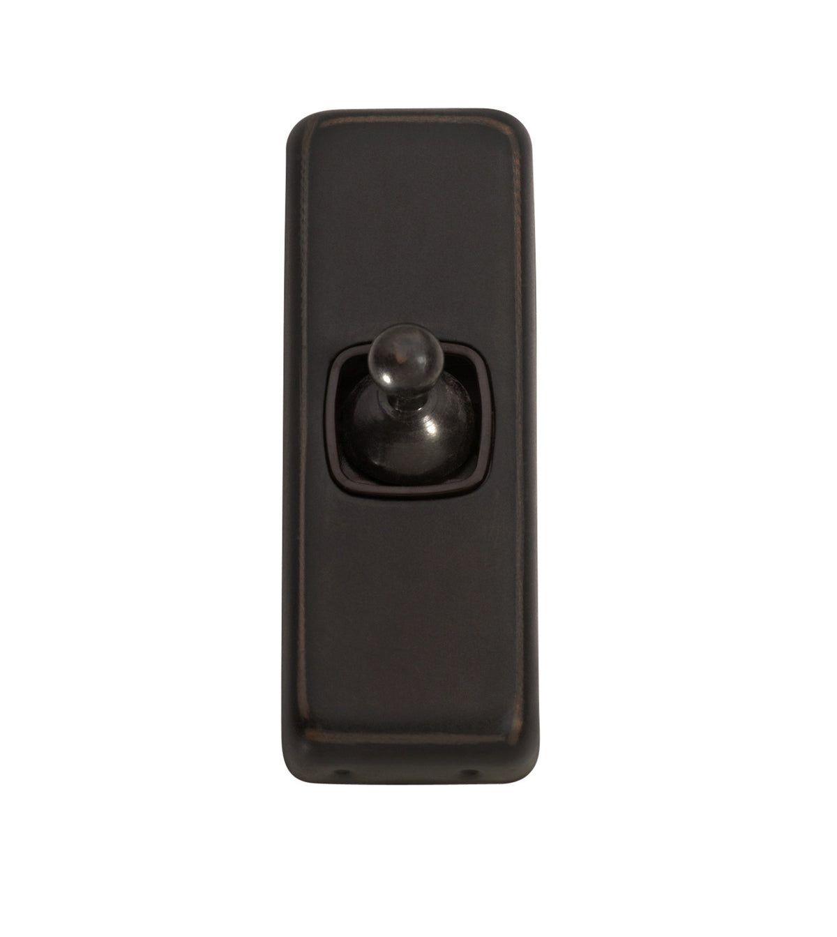 1 Gang Flat Plate Toggle Switches – W30mm - Antique Copper