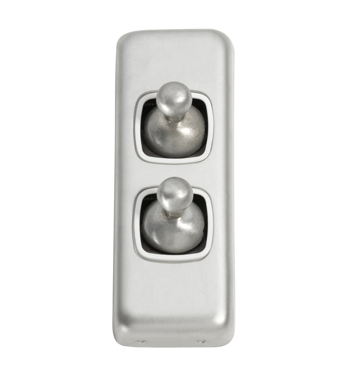 2 Gang Flat Plate Toggle Switches – W30mm