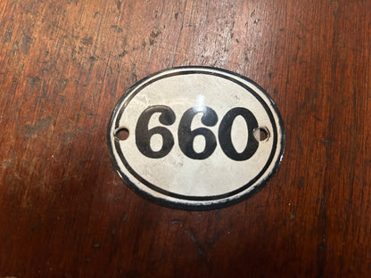 Discontinued Enamel Numbers