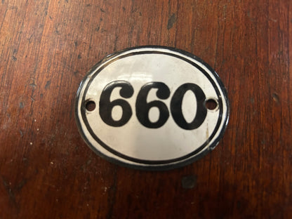 Discontinued Enamel Numbers