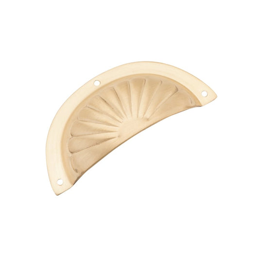 Fluted Drawer Pull - Sheet Brass