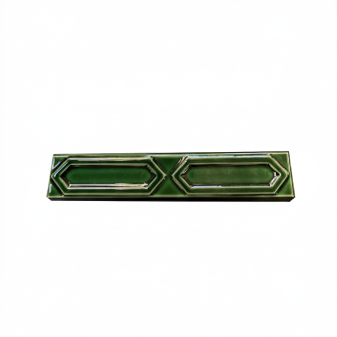 6x1 Victorian Green Lozenge Smiths Tile