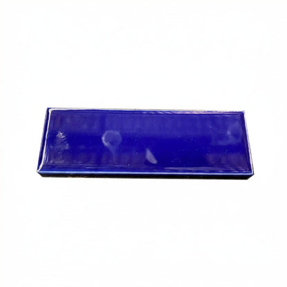 Second Hand Victorian Blue - 6" x 3" - Original Vintage Salvage Tile