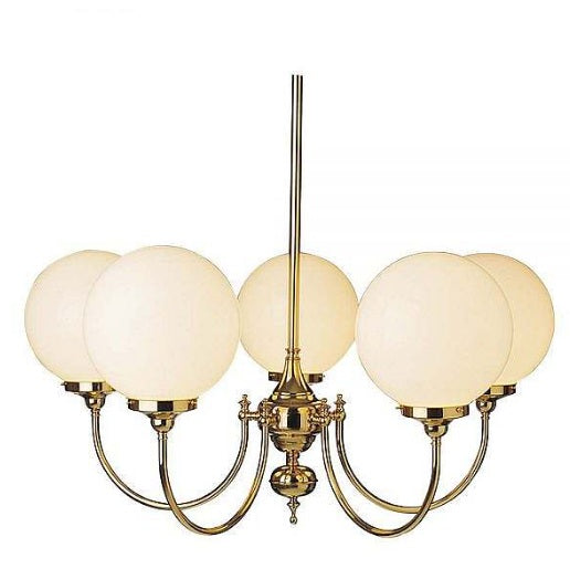 Angus 5-Arm Brass Pendant