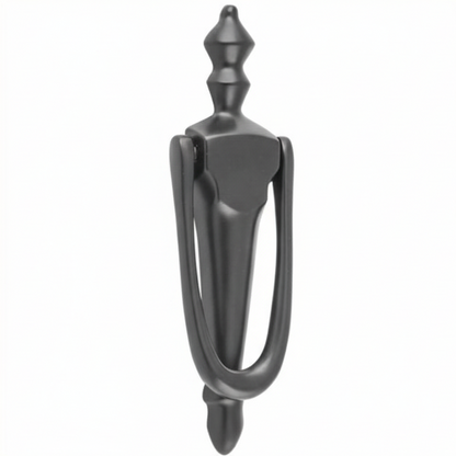Ornate classic Victorian style door knockers shown in various metallic finishes