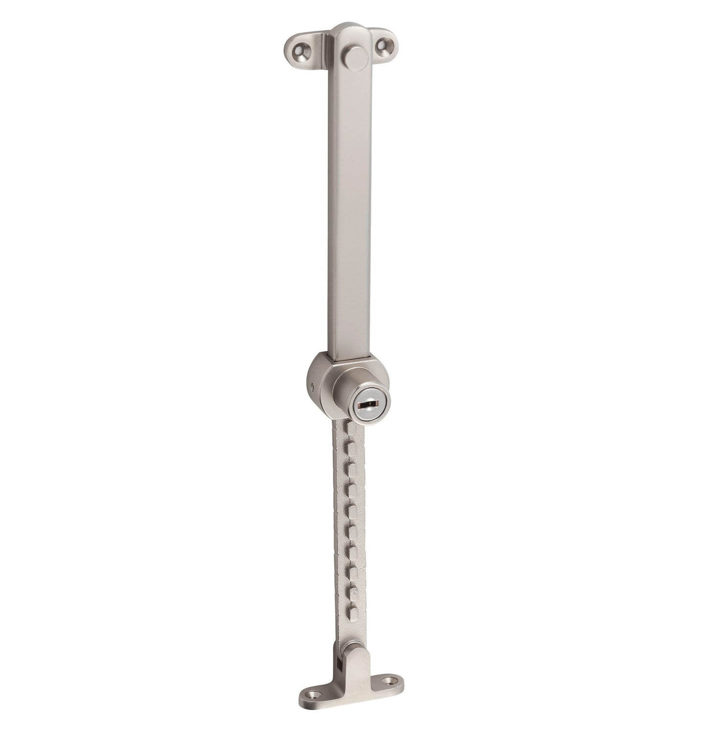 Locking Telescopic Casement Stay - Stainless Steel - L200-295mm - Satin Nickel