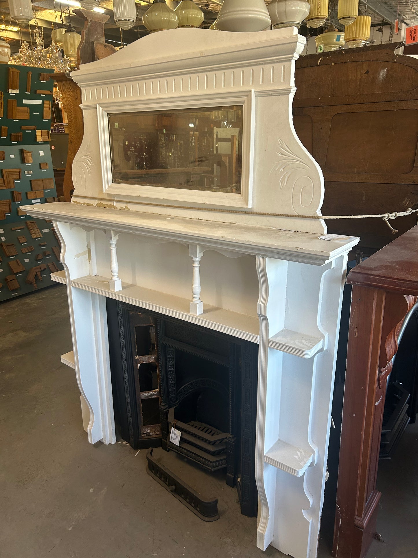 Kauri Pine Fireplace Mantle