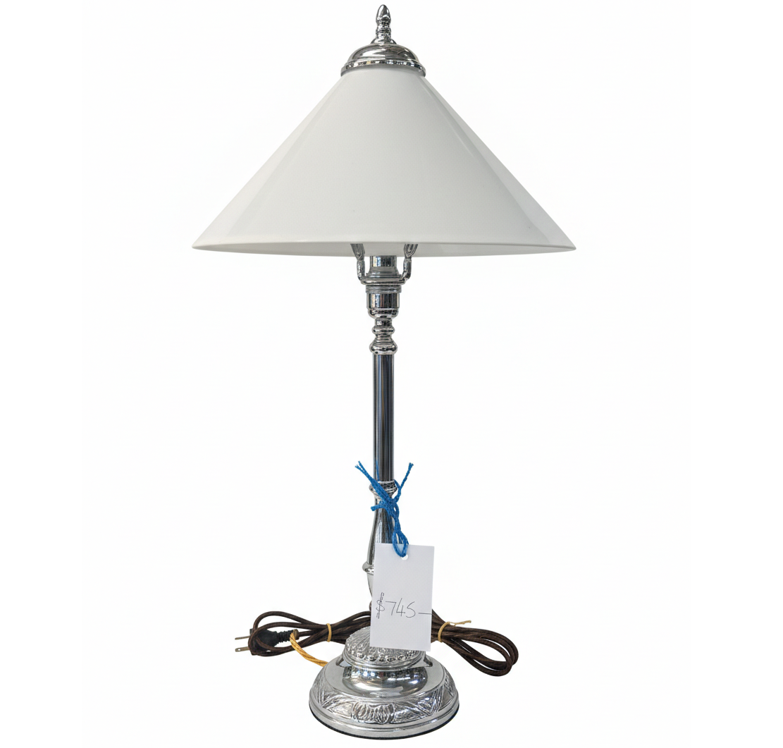 Opal Glass Table Lamp