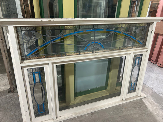Federation Leadlight Bay Window