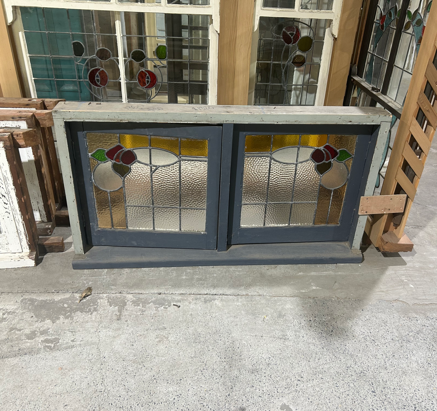 Leadlight Casement Window