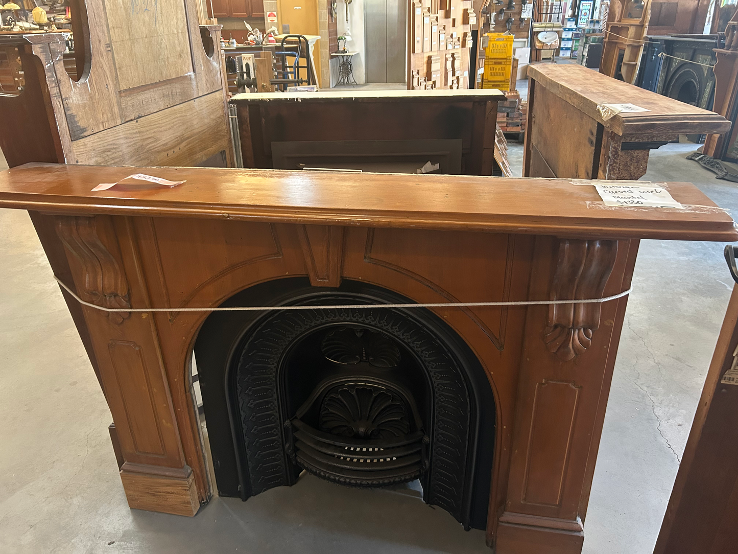 Victorian Timber Fireplace Mantle