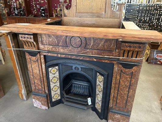 Timber Fireplace Mantel