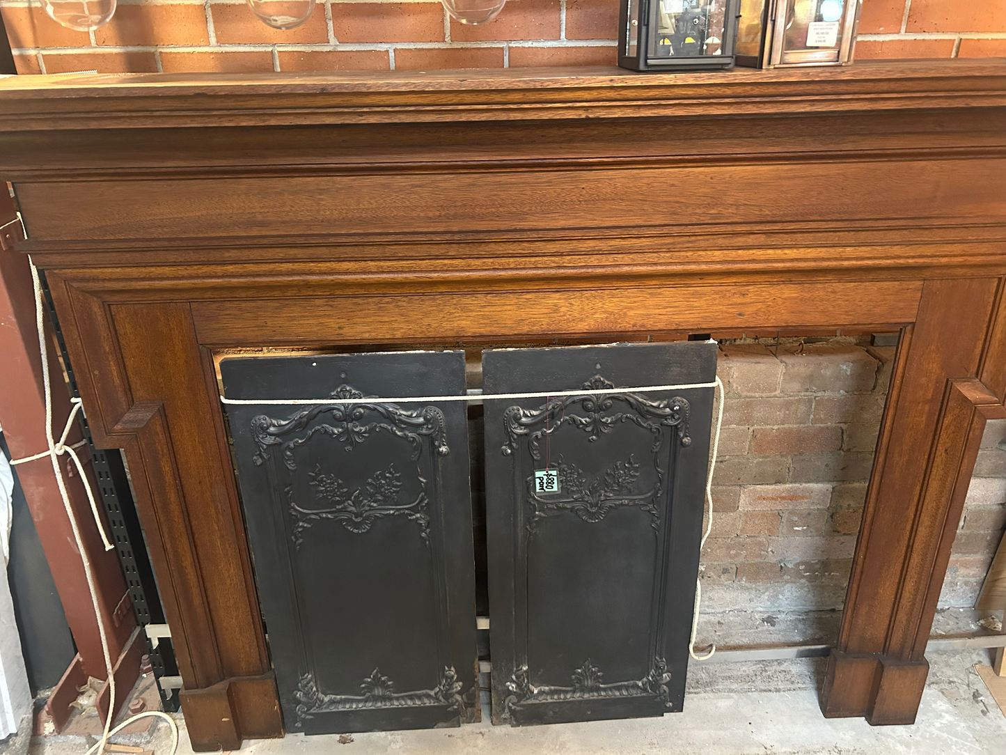 Timber Fireplace Mantel