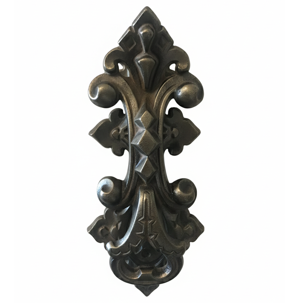 Victorian Cast Iron Scroll Door Knocker