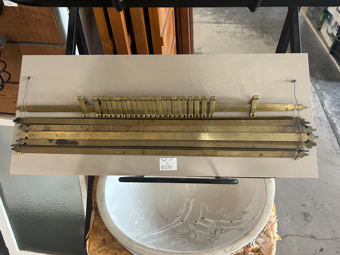 Set of 12 Flat Rods