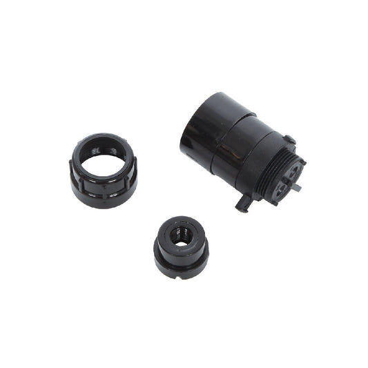 Switched Lampholder BC 10mm Black & White