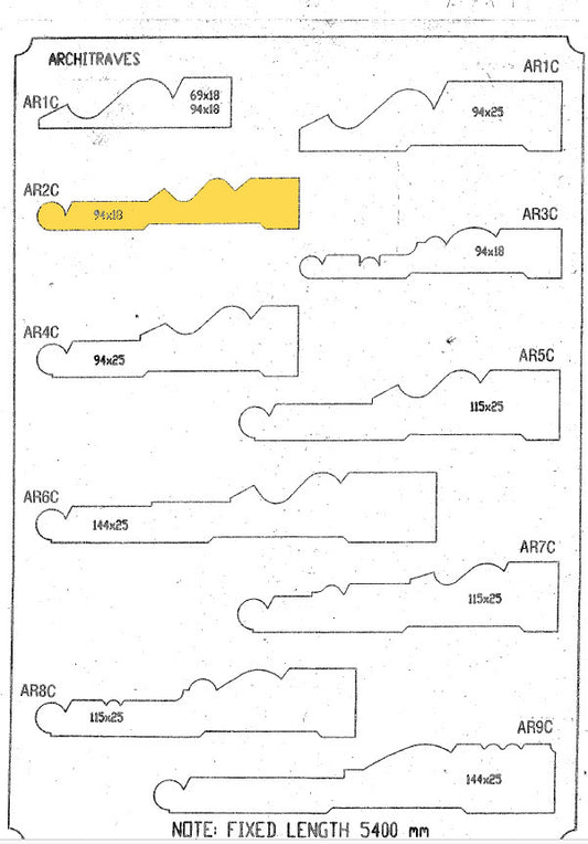 Architraves AR2C