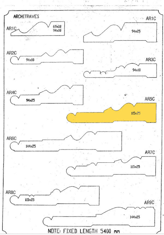 Architraves AR5C