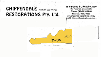 13P Pine Architraves