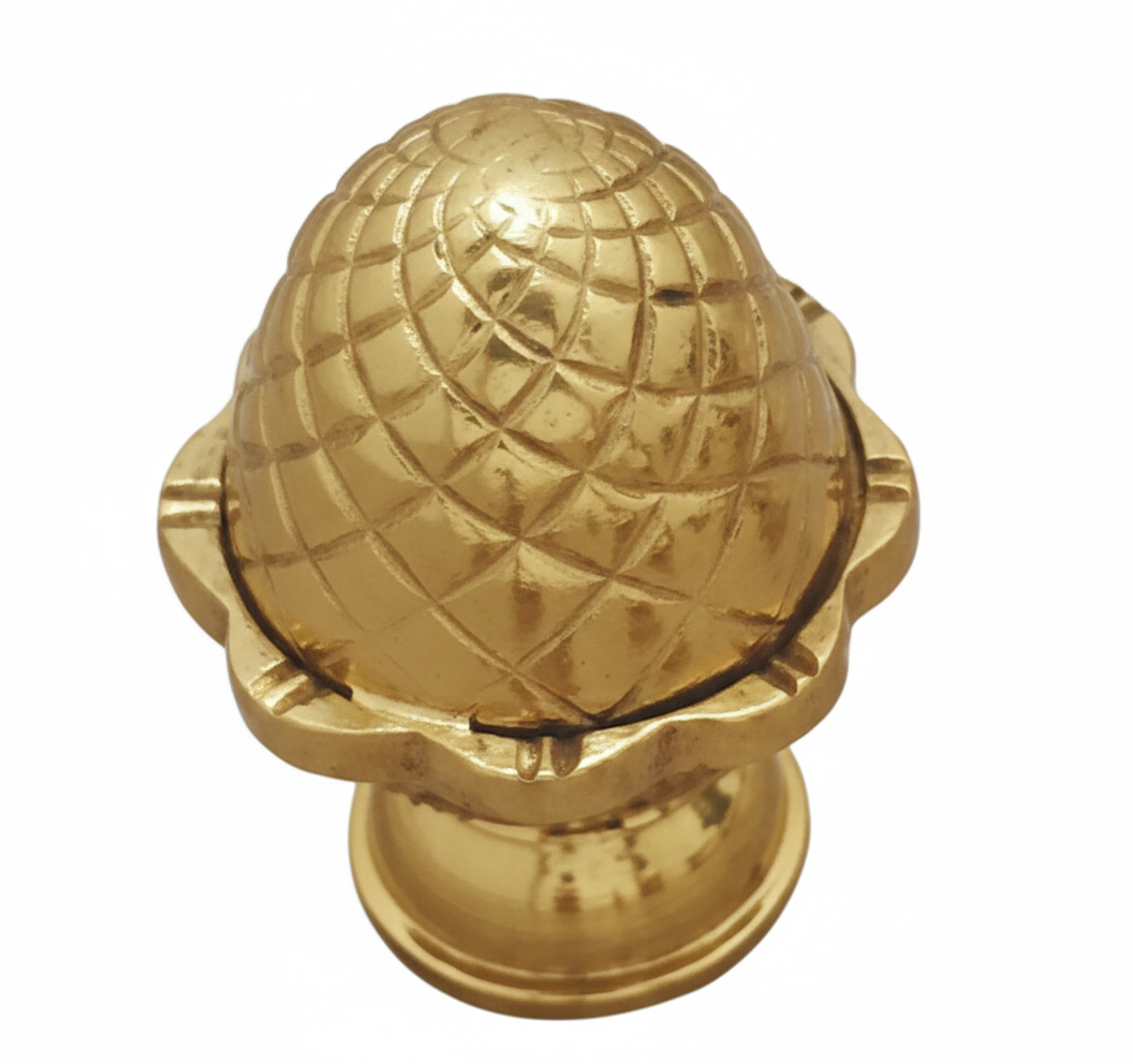 Curtain Rod Finial Pineapple - 25mm