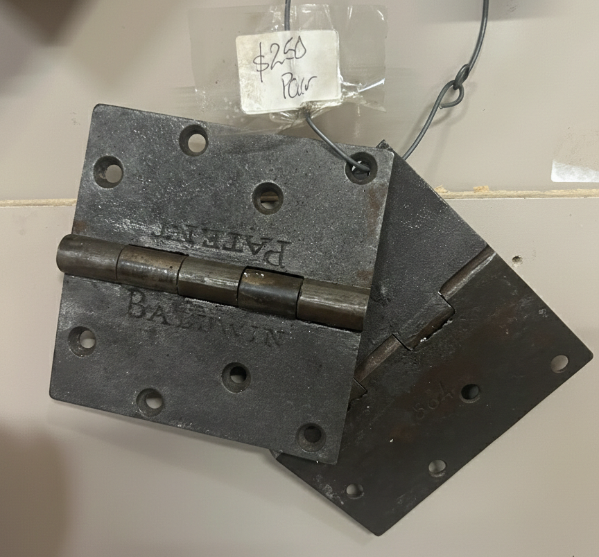 Cast Iron Hinges (2x Pair)