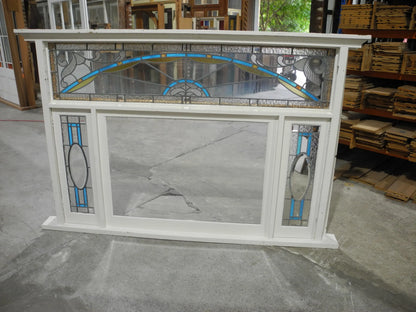 Art Deco Leadlight Casement Window