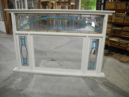 Art Deco Leadlight Casement Window