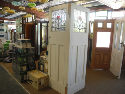 Edwardian Internal leadlight French Doors
