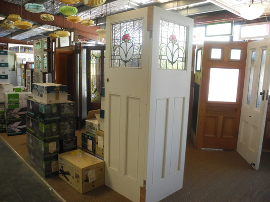 Edwardian Internal leadlight French Doors