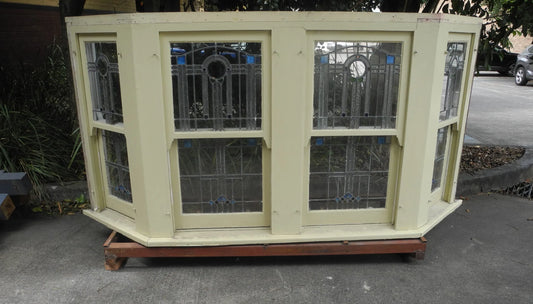 Federation Leadlight Bay Window