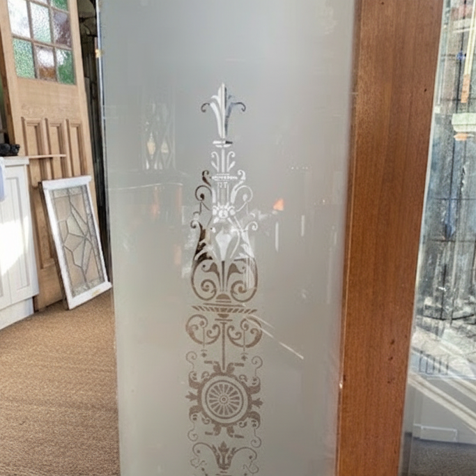 Ferndale - Etched Glass Panel