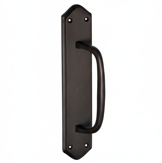 Offset Pull Handle on Backplate