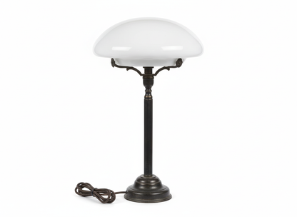 Mottled Shade Table Lamp on Retro Fitting