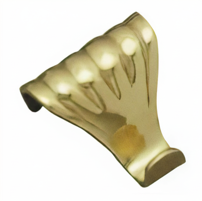 Fluted Rail Picture Hook new in Sydney Polished Brass finish