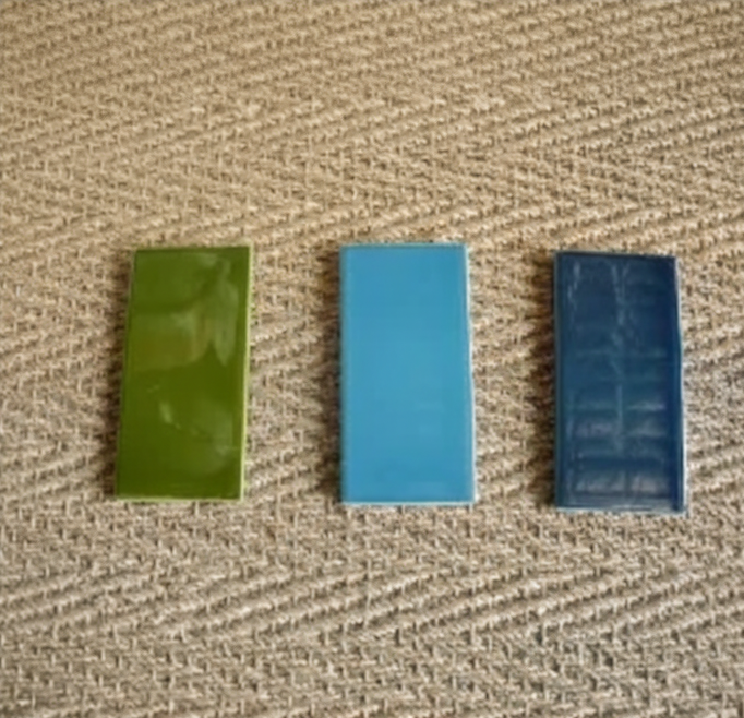 Coloured Tiles - Jade - H&E Smith Fireplace Tiles