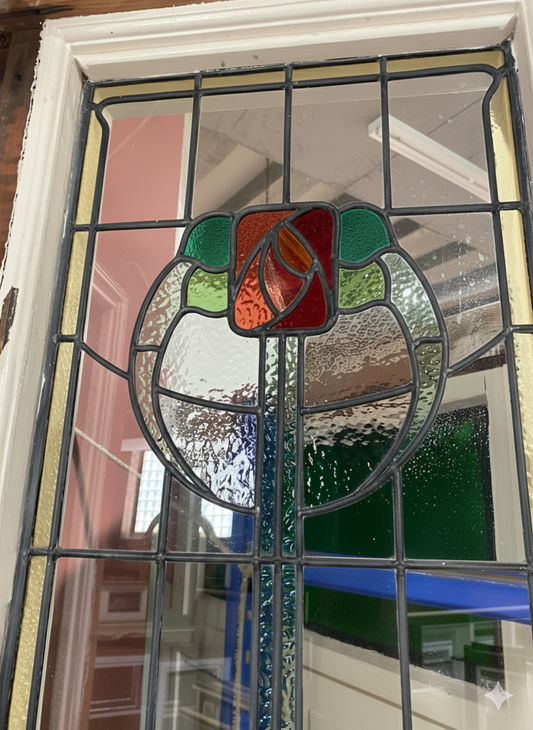 Set of 4 Fixed Leadlight Frames