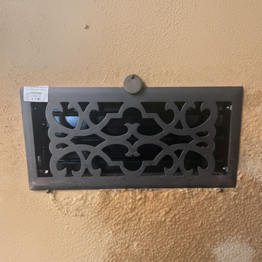 Vent With Damper Oil Rubber Bronze