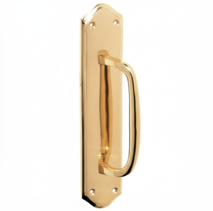 Offset Pull Handle on Backplate