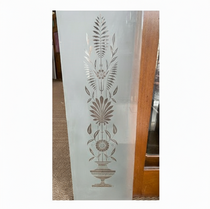 Urn - Etched Glass Panel