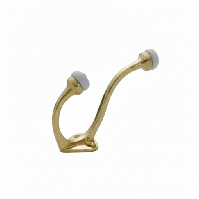 Porcelain Tip Hat & Coat Hooks