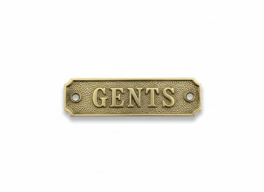 Brass Signs - Gents