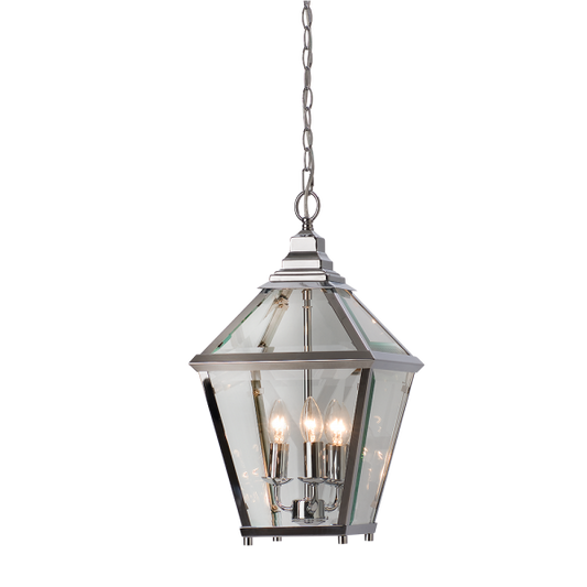 Small Lantern 3 Light Antique Bronze