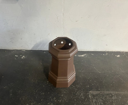 Octagonal Glazed Victorian Style Chimney Pot
