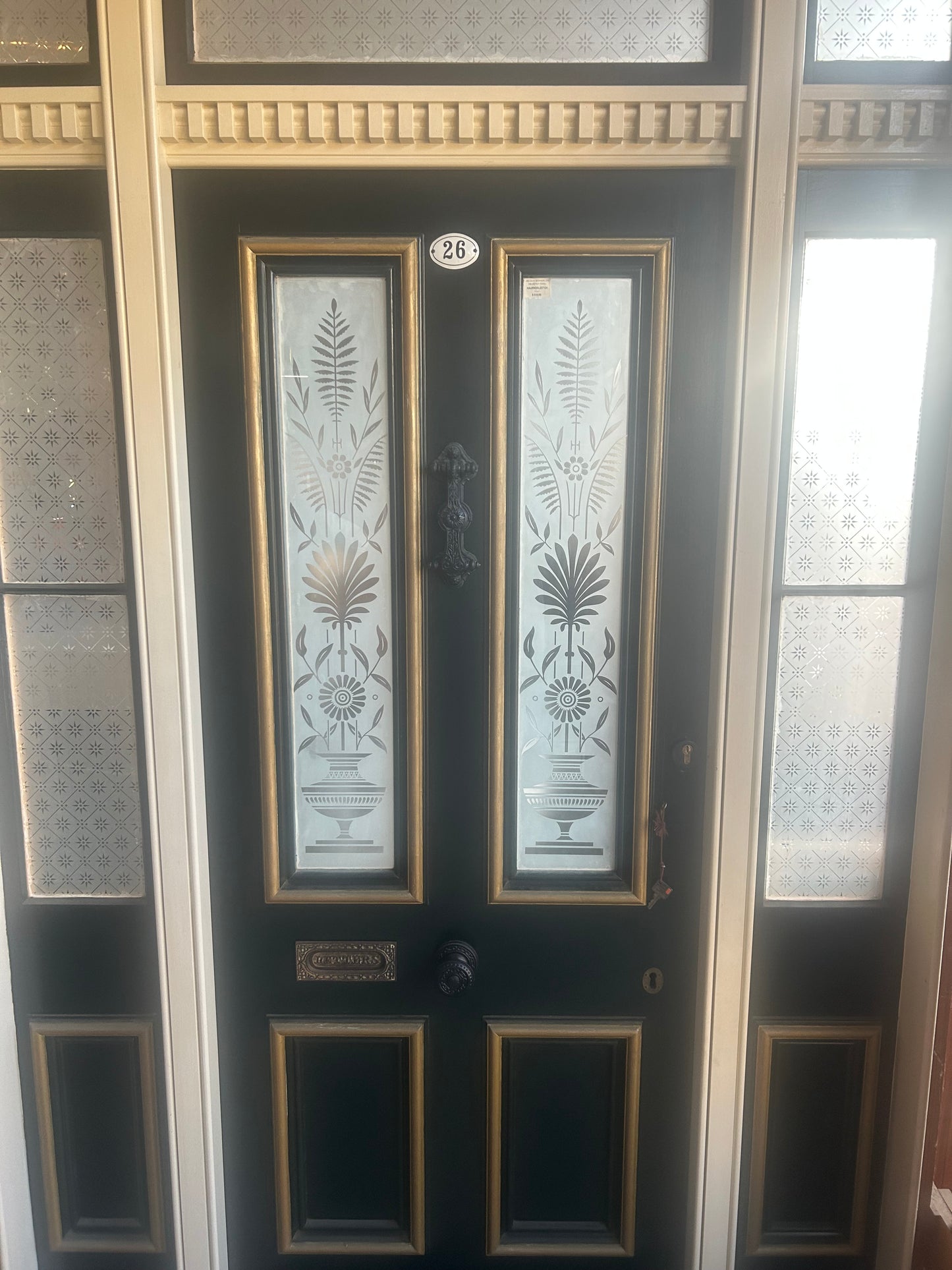 Black & White Enamel Numbers (Large)