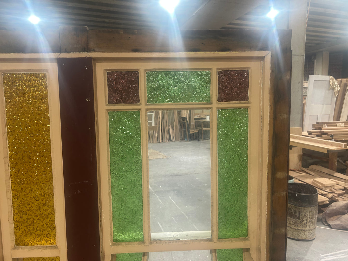Pair of Double Hung Windows, Circa 1910