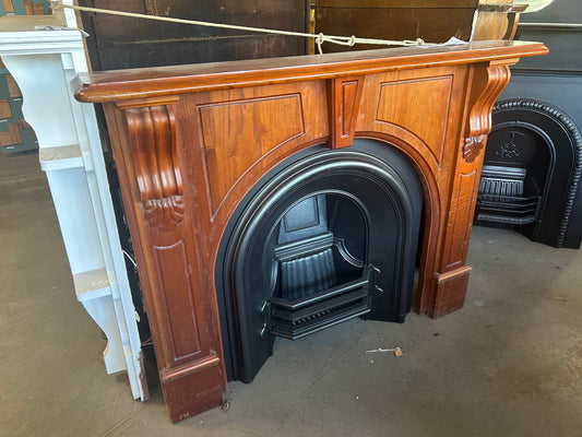 Timber Fireplace Mantle