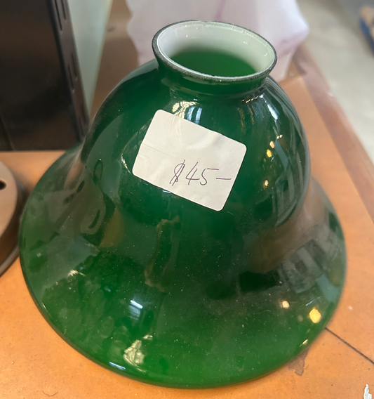 Green Cased Bowl Lampshade