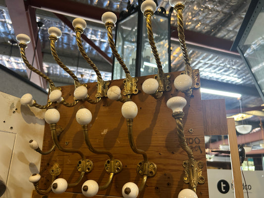 Ceramic Tip Hat & Coat Hooks