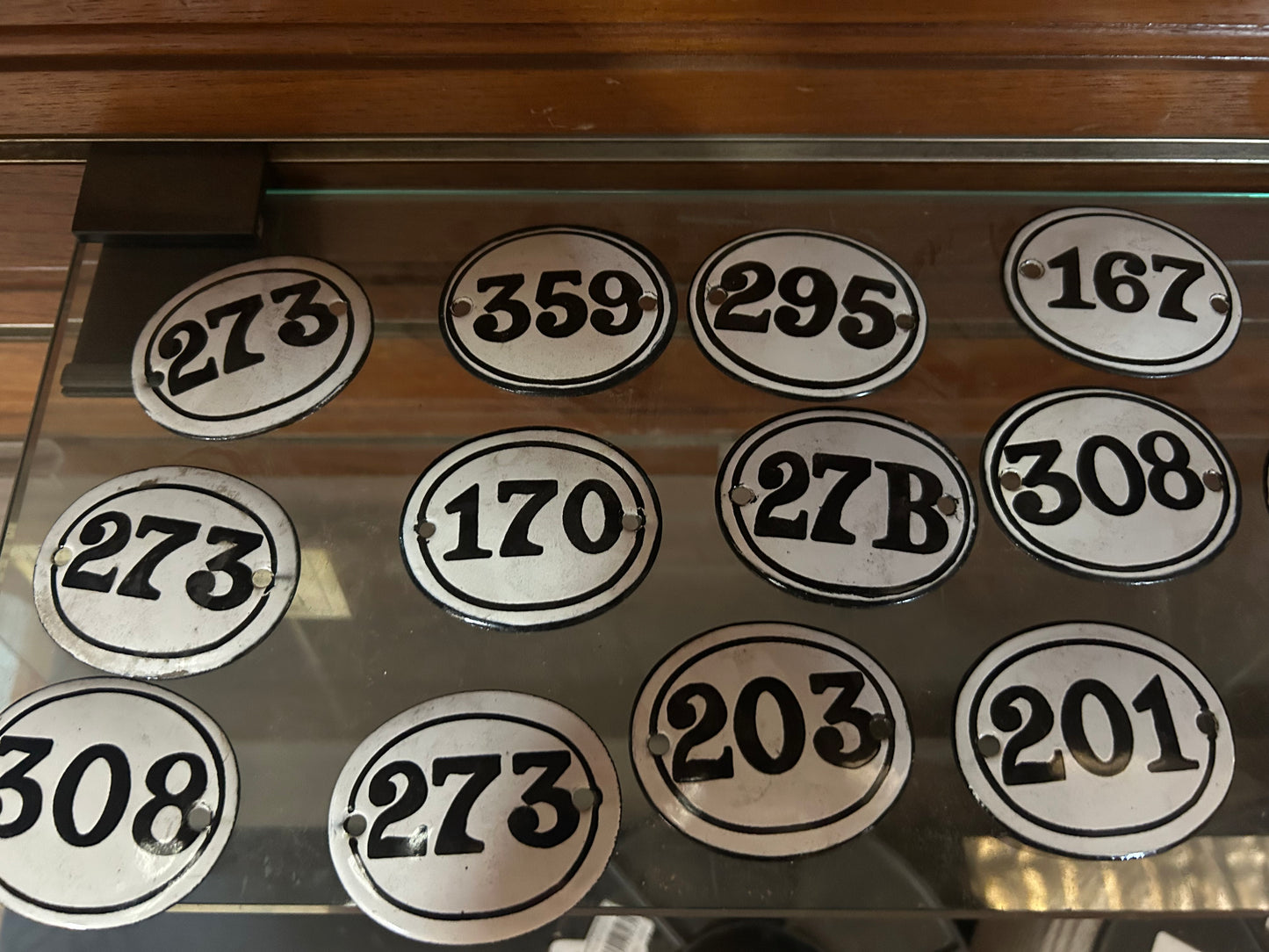 Discontinued Enamel Numbers